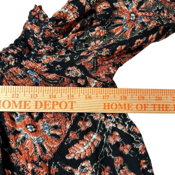 Abercrombie & Fitch NWT Women BOHO Floral Off Shoulder Blouse M Festival Hippie - Picture 11 of 11